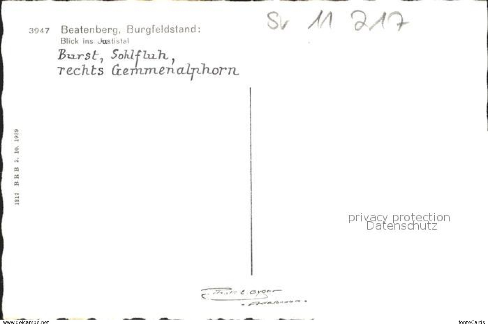 11769876 Beatenberg Blick Ins Justistal Beatenberg - Sonstige & Ohne Zuordnung