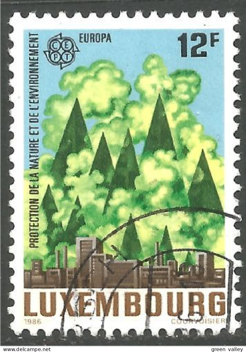 EU86-40 EUROPA CEPT 1986 Luxembourg Arbres Foret Trees Forest - Trees