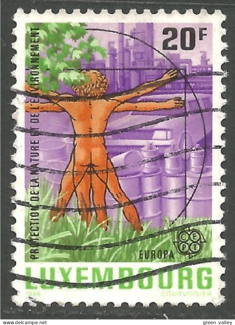 EU86-41 EUROPA CEPT 1986 Luxembourg Environnement - 1986