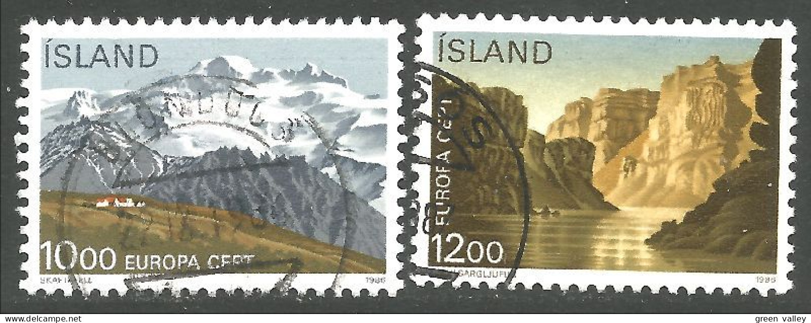 EU86-29 EUROPA CEPT 1986 Iceland National Parks - 1986