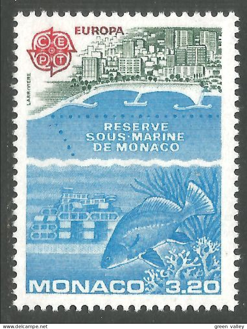 EU86-23b EUROPA CEPT 1986 Monaco Poisson MNH ** Neuf SC - Levensmiddelen