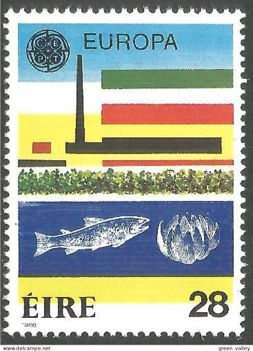 EU86-15c EUROPA CEPT 1986 Irlande Eire Poissons Fish Fische MNH ** Neuf SC - Levensmiddelen