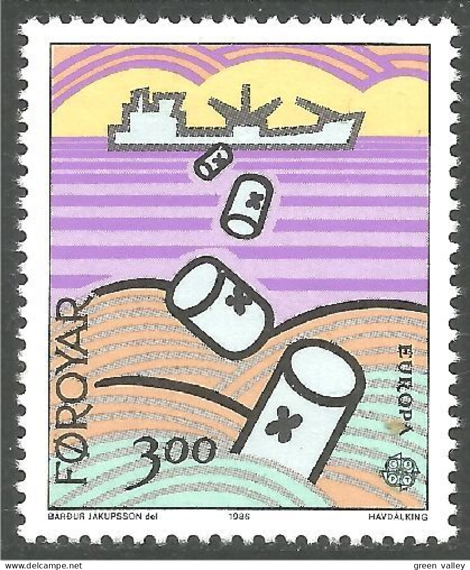 EU86-8b EUROPA CEPT 1986 Féroé Foroyar Bateau Ship MNH ** Neuf SC - Schiffe