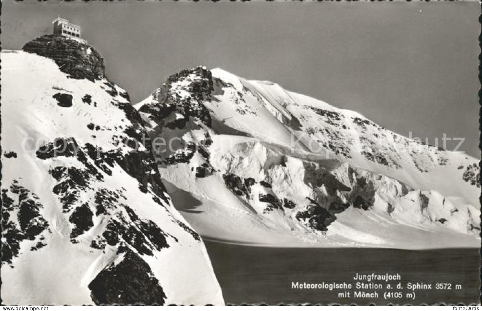 11769657 Jungfraujoch Meteor Station Sphinx Mit Moench Jungfraujoch - Autres & Non Classés