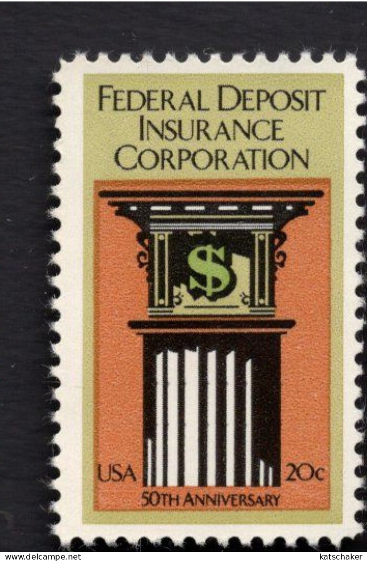 205575987 1983 SCOTT 2071 (XX) POSTFRIS MINT NEVER HINGED - FEDERAL DEPOSIT INSURANCE CORPORATION 50TH ANNIV - Nuovi