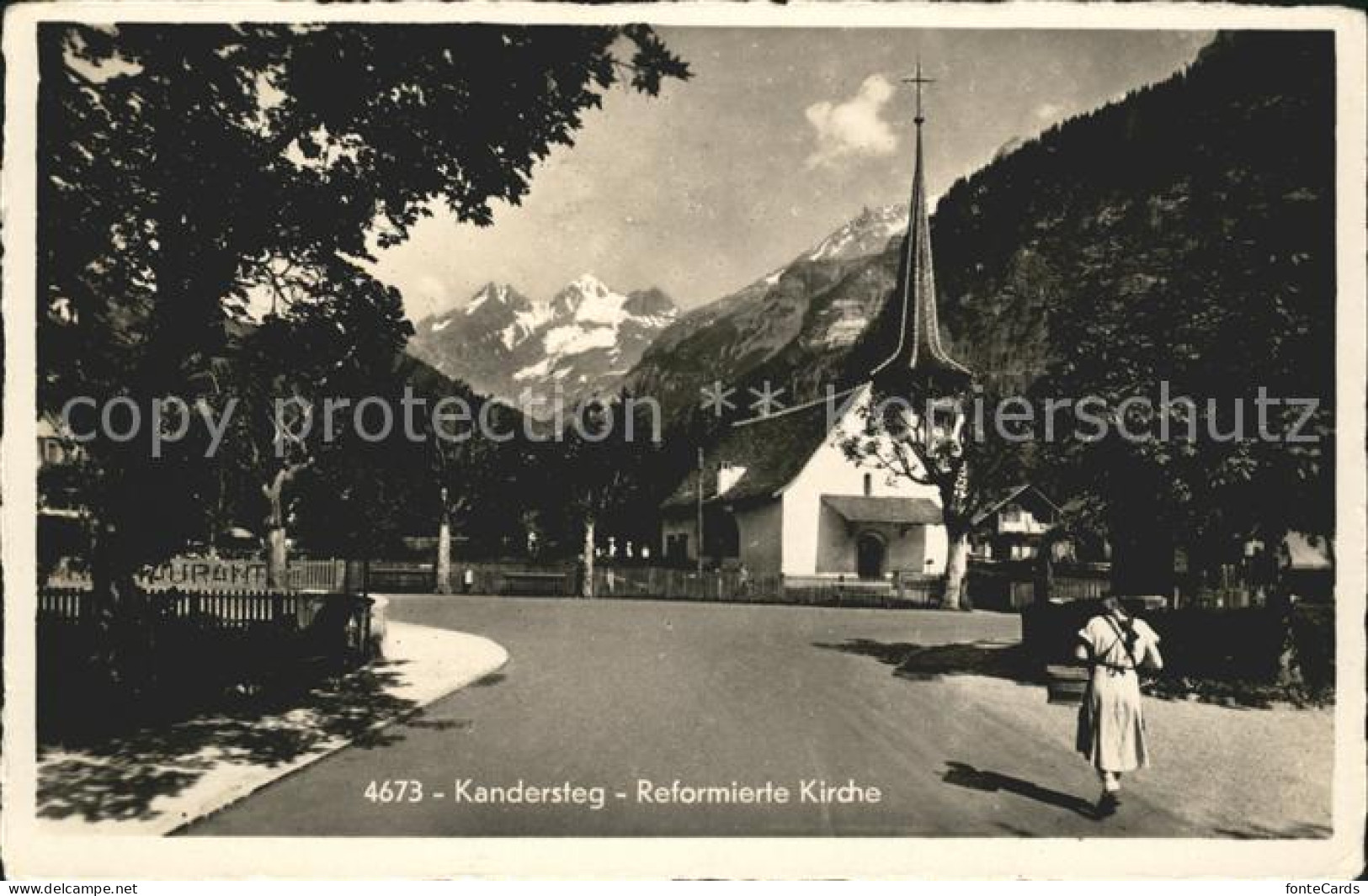 11769596 Kandersteg BE Dorfpartie Kirche Kandersteg - Sonstige & Ohne Zuordnung