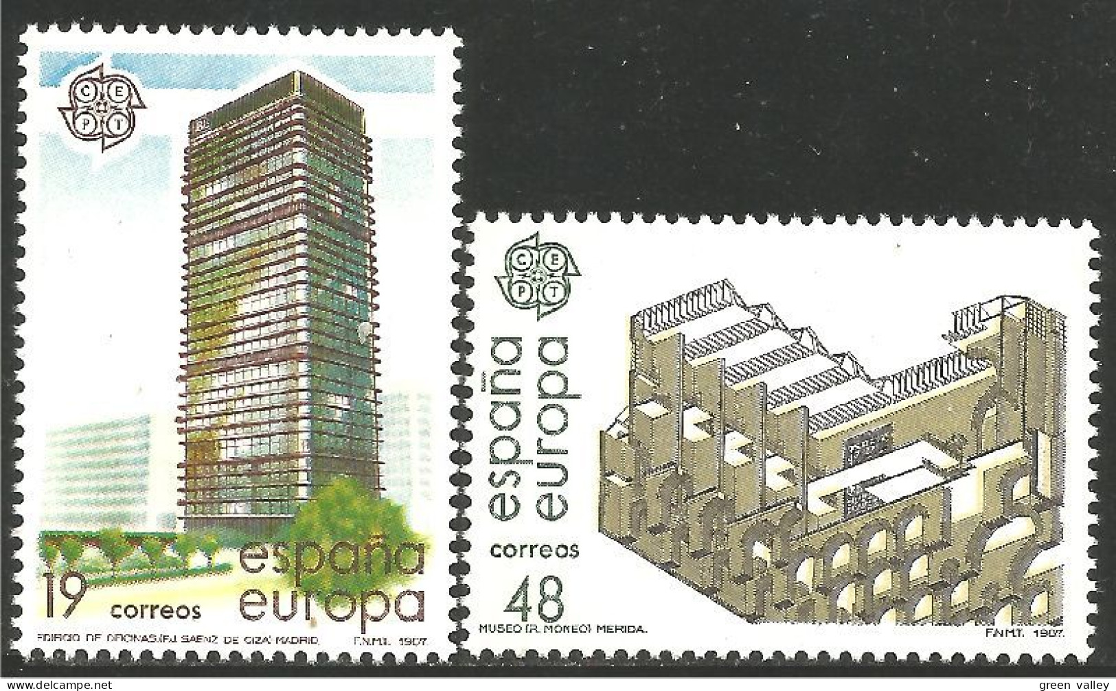 EU87-23 EUROPA-CEPT 1987 Espagne Architecture Moderne MNH ** Neuf SC - 1987