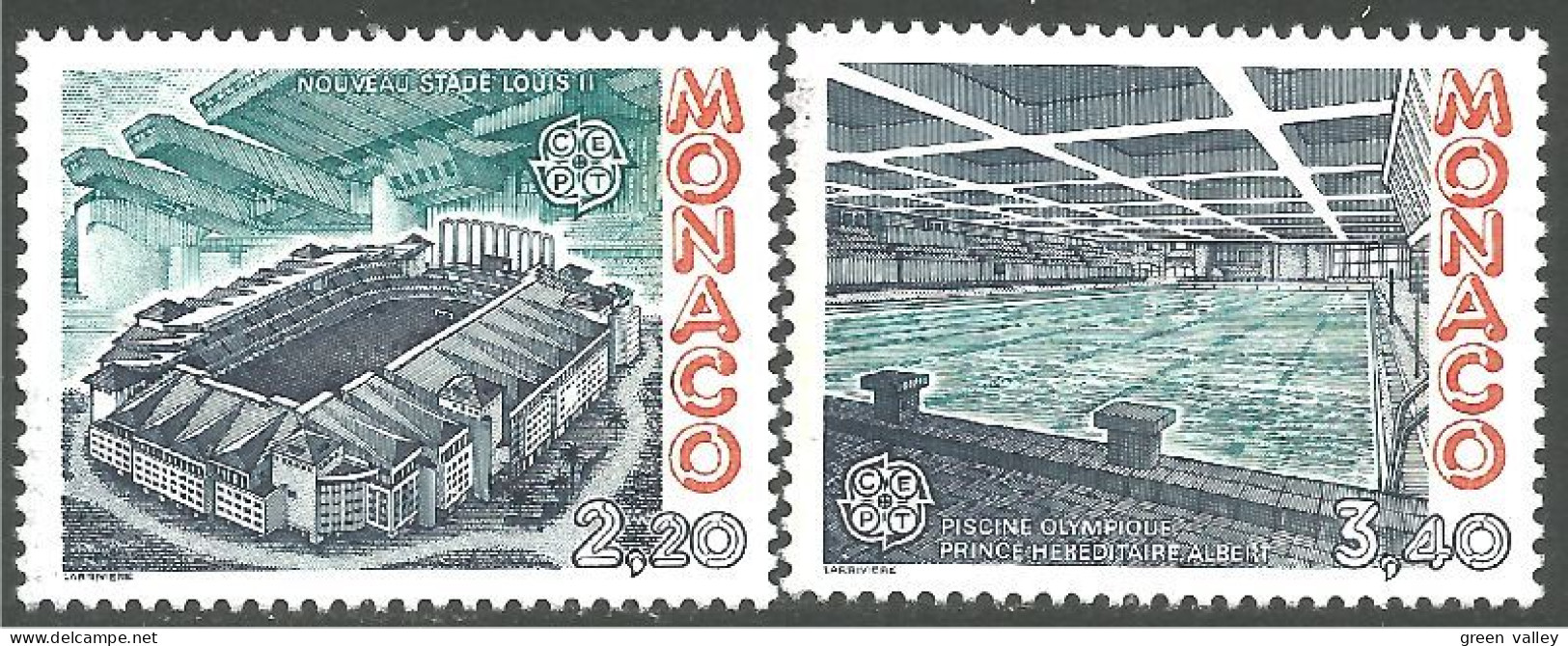 EU87-17b EUROPA-CEPT 1987 Monaco Stade Stadium Piscine Swimming Pool MNH ** Neuf SC - Andere & Zonder Classificatie
