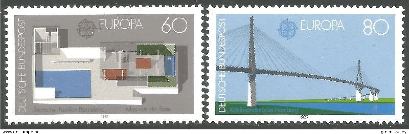 EU87-10 EUROPA-CEPT 1987 Germany Pont Bridge Brücke Puente Brug Ponte MNH ** Neuf SC - 1987