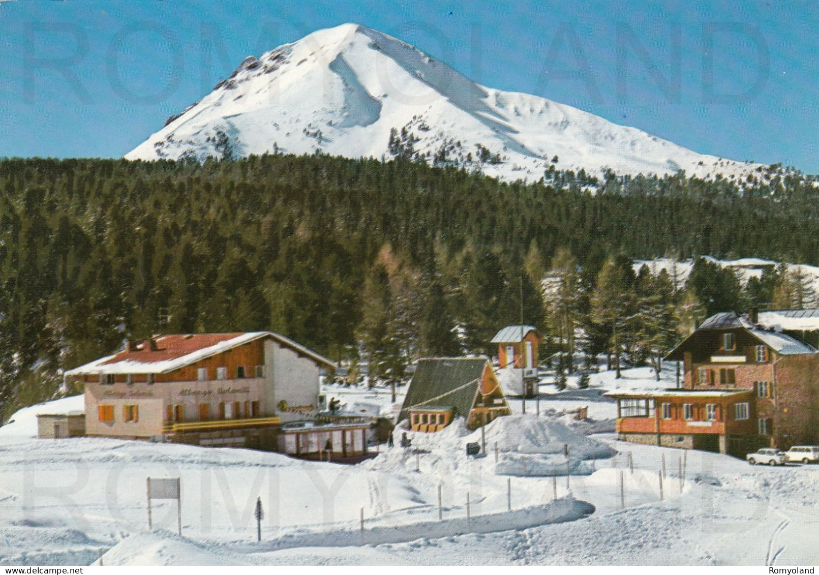 CARTOLINA  C14 CORNO NERO,TRENTO,TRENTINO ALTO ADIGE-VAL DI FIEMME-PASSO LAVAZZE M.1808-VACANZA,VIAGGIATA 1971 - Trento