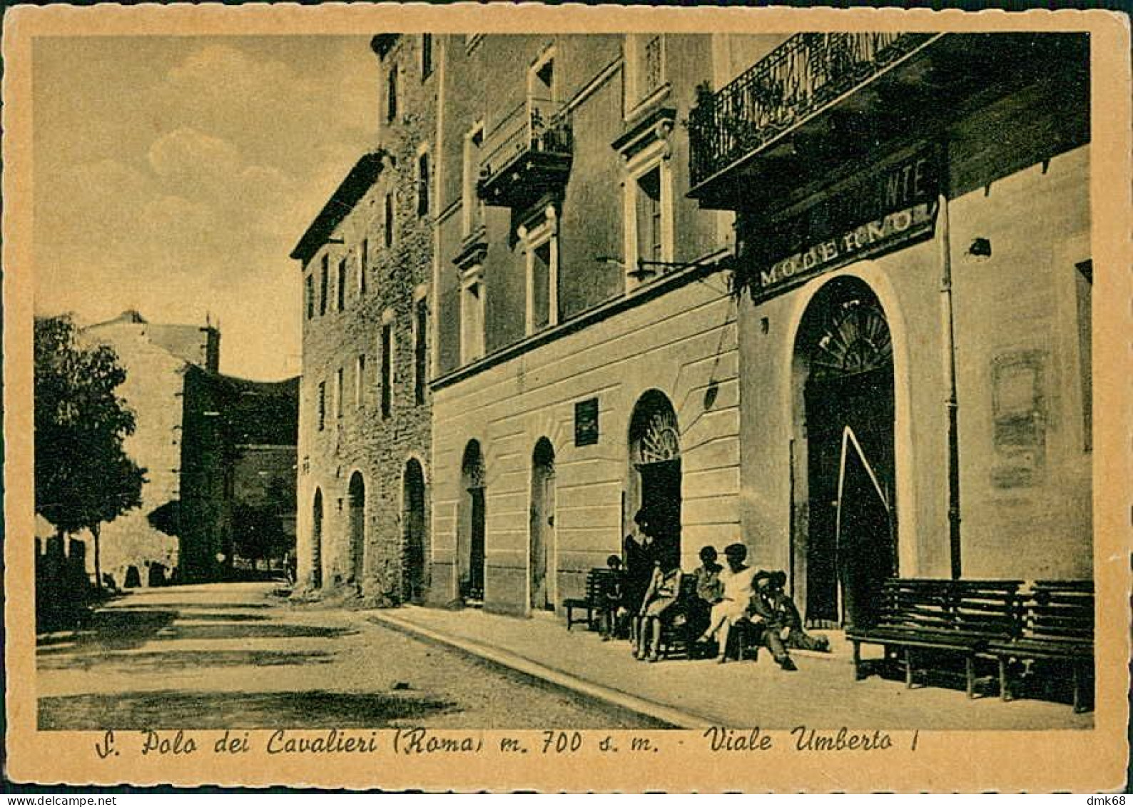 SAN POLO DEI CAVALIERI ( ROMA ) VIALE UMBERTO I - EDIZ. ALESSANDRINI - 1940s (20597) - Autres & Non Classés