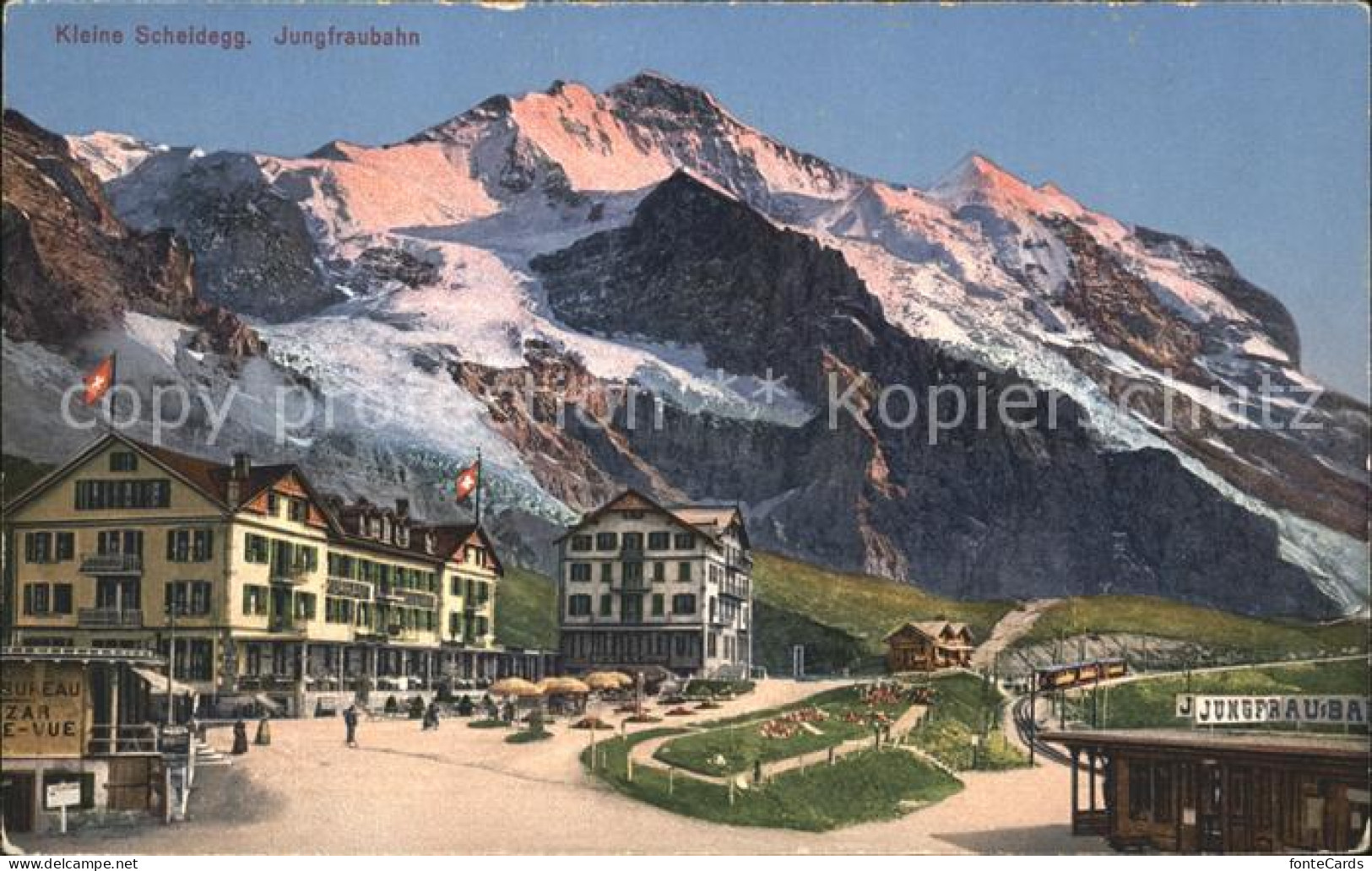 11769266 Kleine Scheidegg Interlaken Jungfraubahn Hotels Eiger Und Moench Kleine - Autres & Non Classés