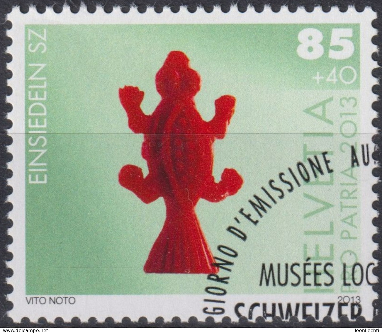 2013 Schweiz Pro Patria, Dorfmuseum Einsiedeln SZ, ⵙ Zum:CH B322, Mi:CH 2295, Yt:CH 2218, - Gebraucht