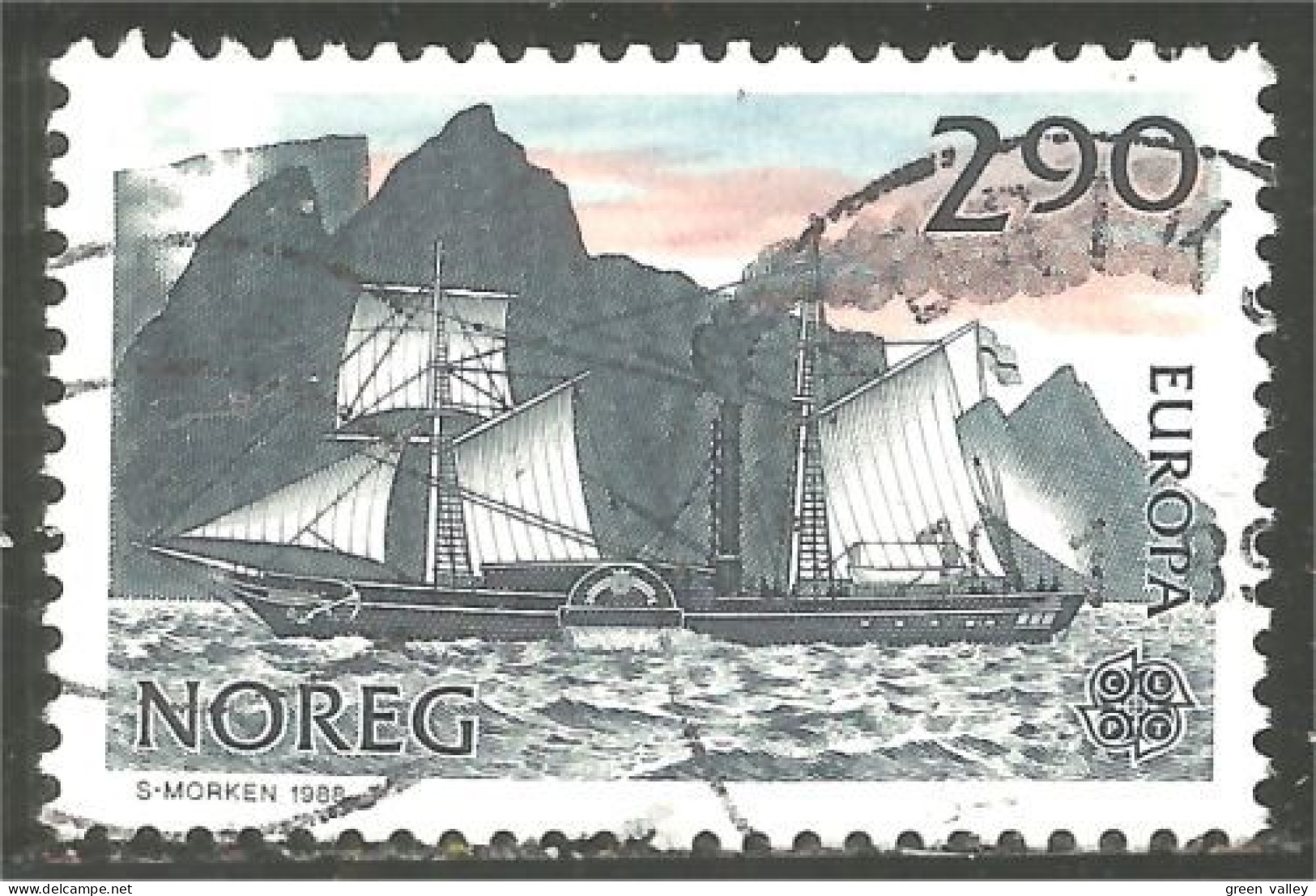 EU88-18c EUROPA-CEPT 1988 Norway Bateau Boat Ship Schiffe Barco Barca - Bateaux