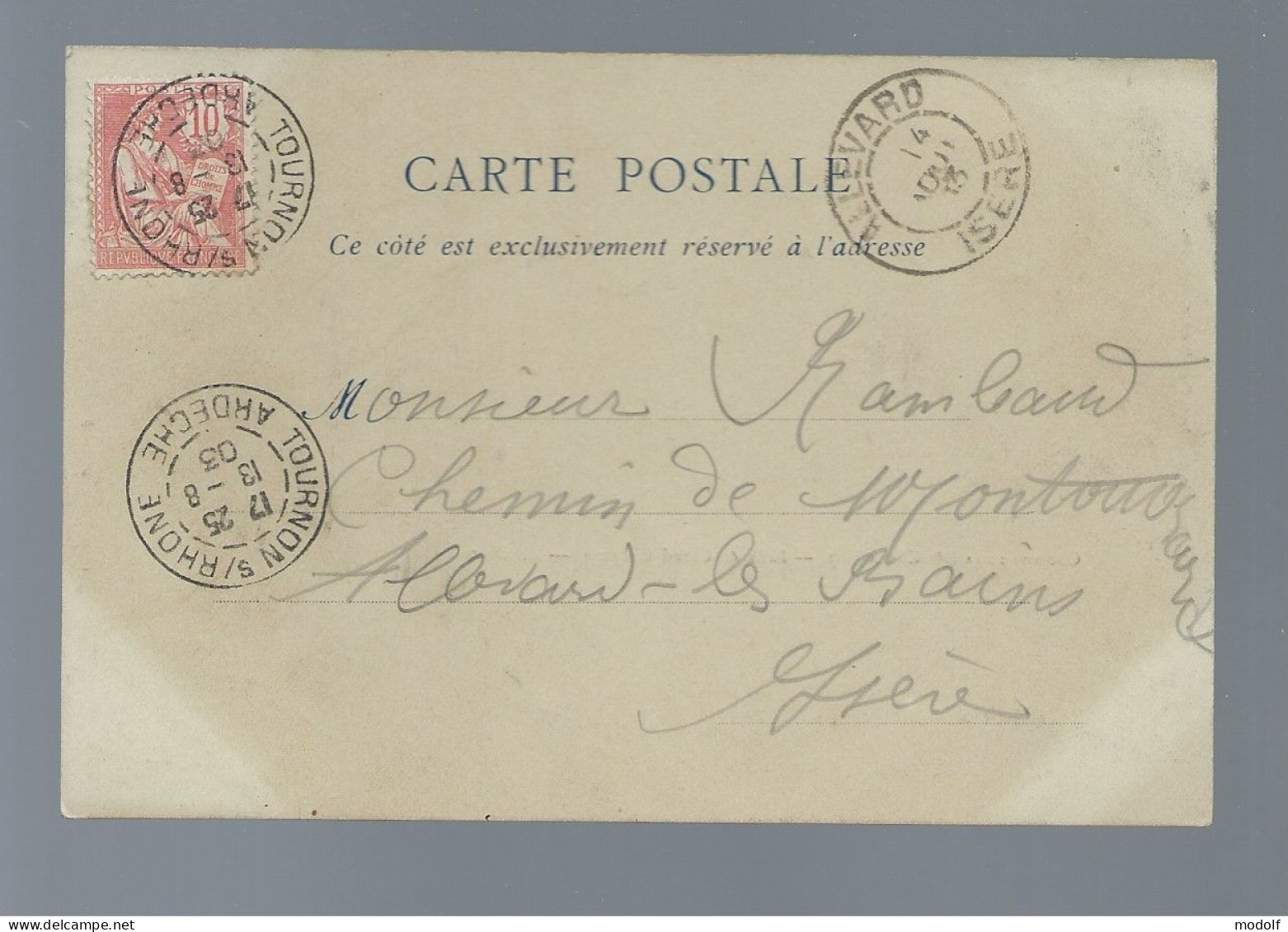 CPA - 38 - Couvent De La Gde Chartreuse - Salle Du Grand Chapître - Précurseur - Circulée En 1903 - Chartreuse