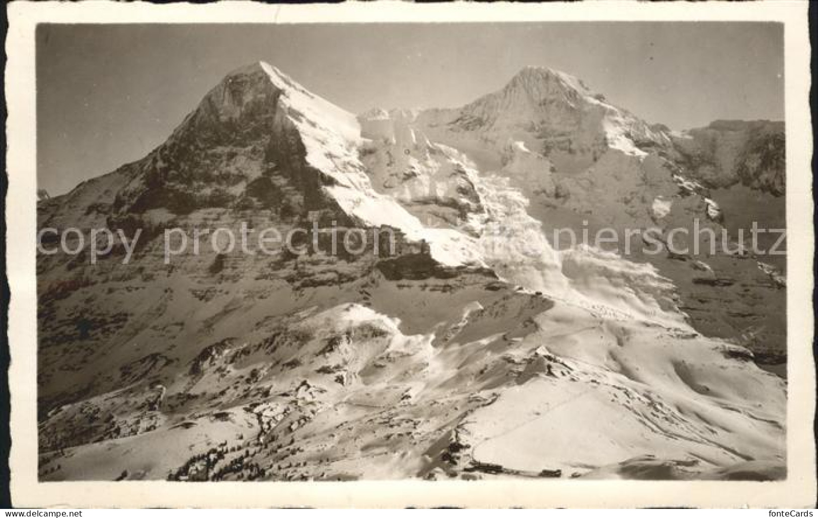 11769167 Lauberhorn Mit Eiger Und Moench Lauberhorn - Sonstige & Ohne Zuordnung