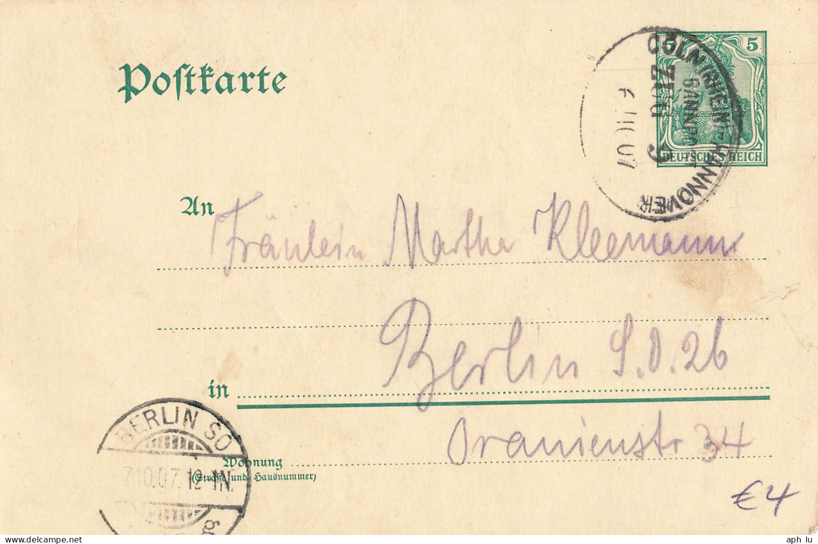 Bahnpost (Ambulant; R.P.O./T.P.O.) Cöln (Rhein)-Hannover (ZA2541) - Briefe U. Dokumente