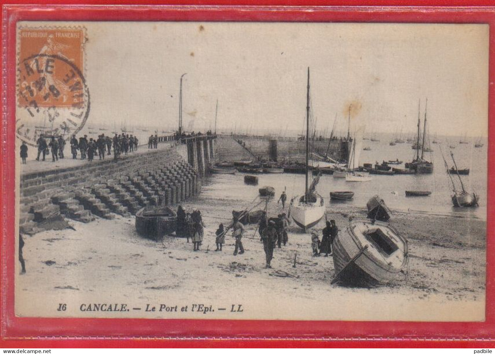 Carte Postale 35. Cancale  Le Port Et L'Epi   Très Beau Plan - Cancale