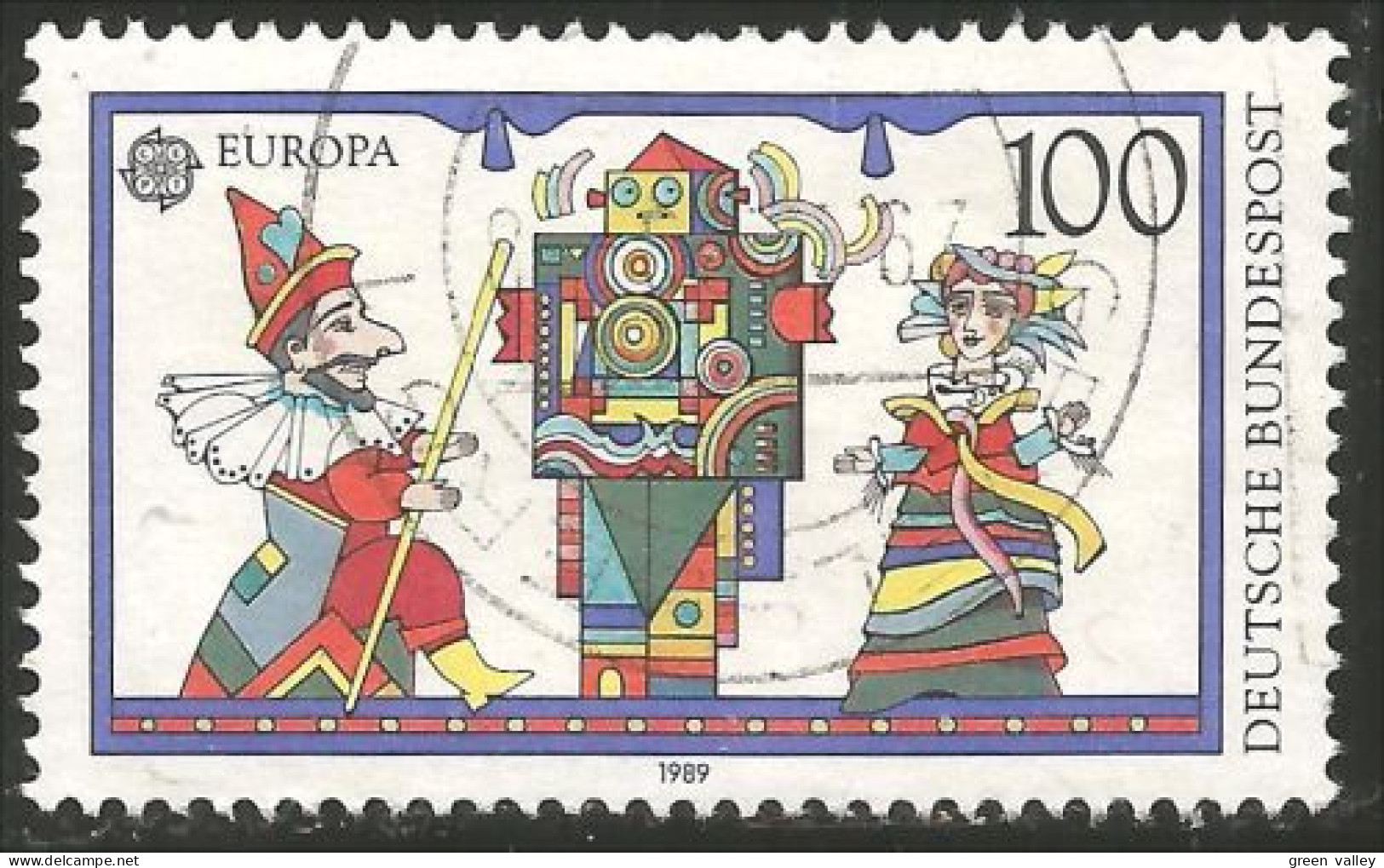 EU89-19d EUROPA-CEPT 1989 Germany Costumes Jeux Enfants Children Games Kinderspiele - Ohne Zuordnung