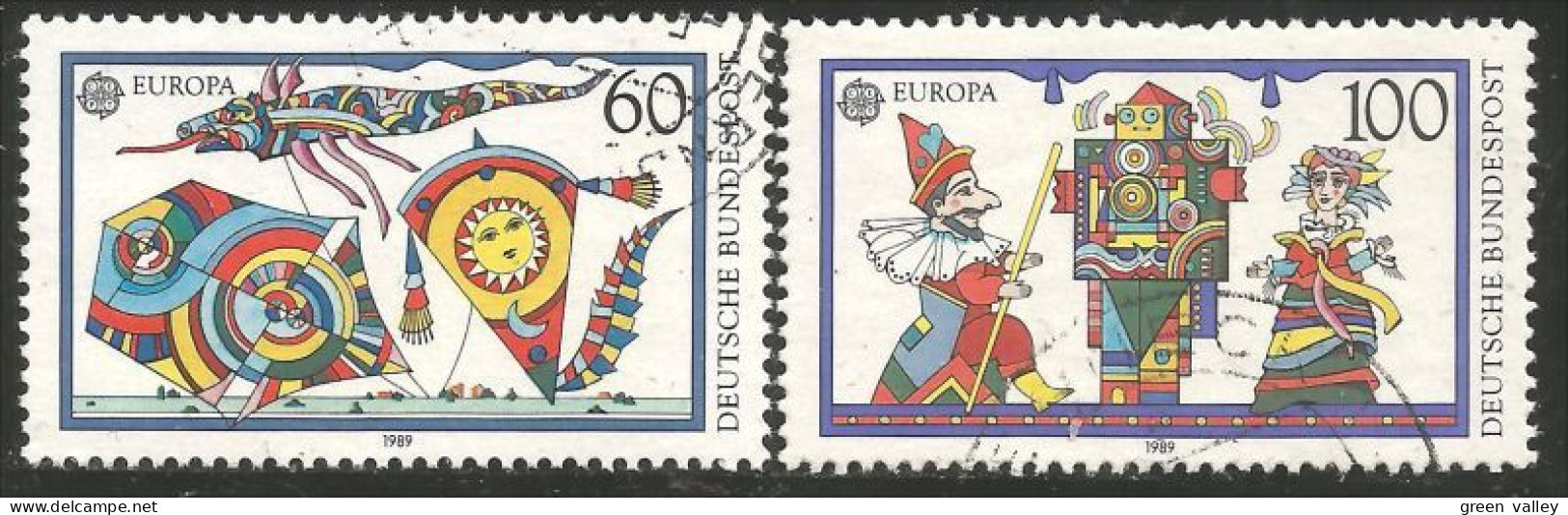 EU89-17c EUROPA-CEPT 1989 Germany Jeux Enfants Children Games Kinderspiele - Non Classés