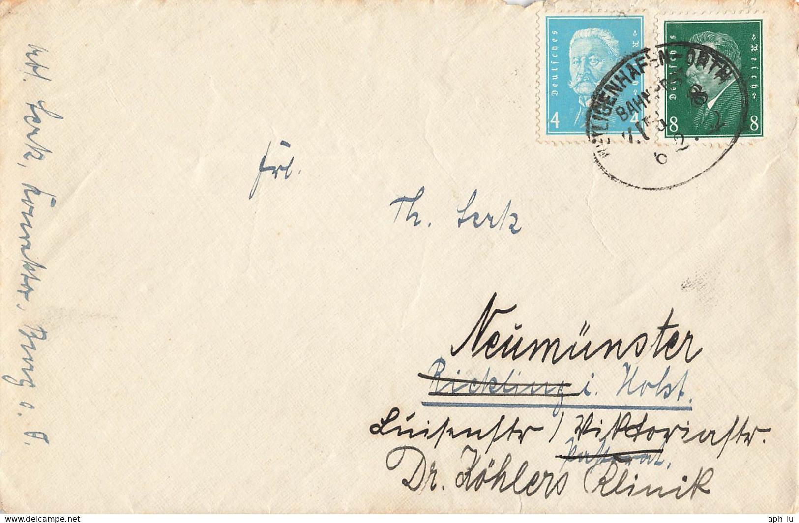 Bahnpost (Ambulant; R.P.O./T.P.O.) Heiligenhafen-Orth (ZA2544) - Cartas & Documentos