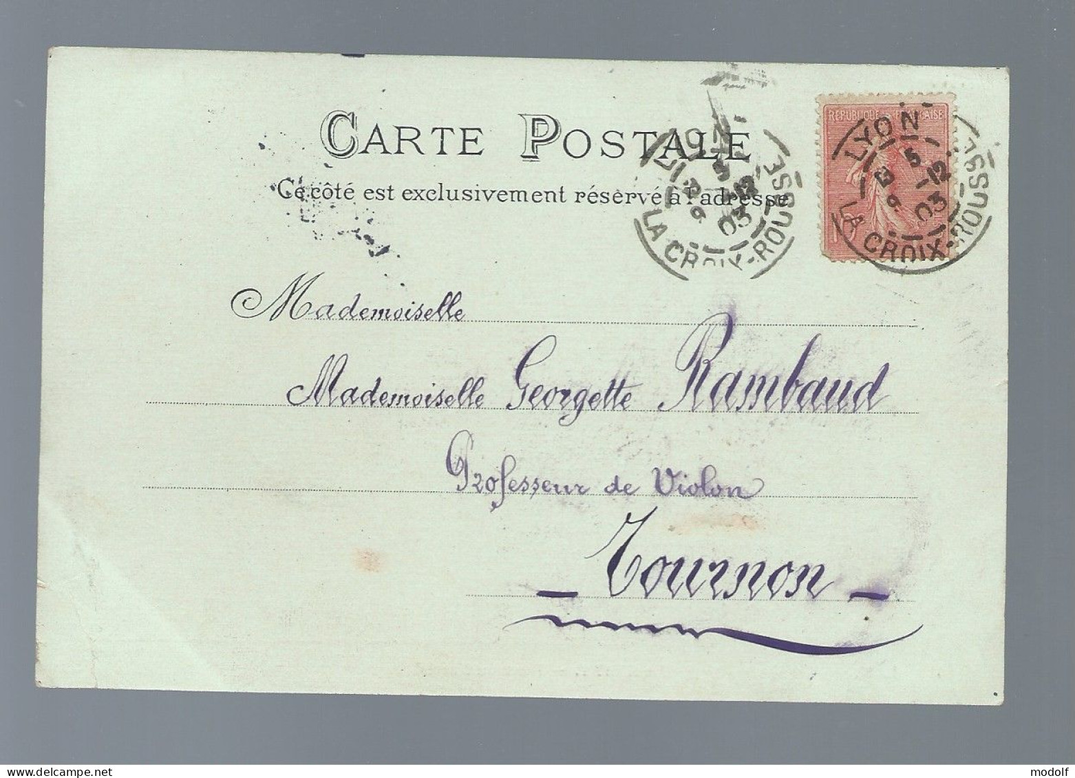 CPA - 69 - Mornant - Place Du Marché - Animée - Précurseur - Circulée En 1903 - Other & Unclassified