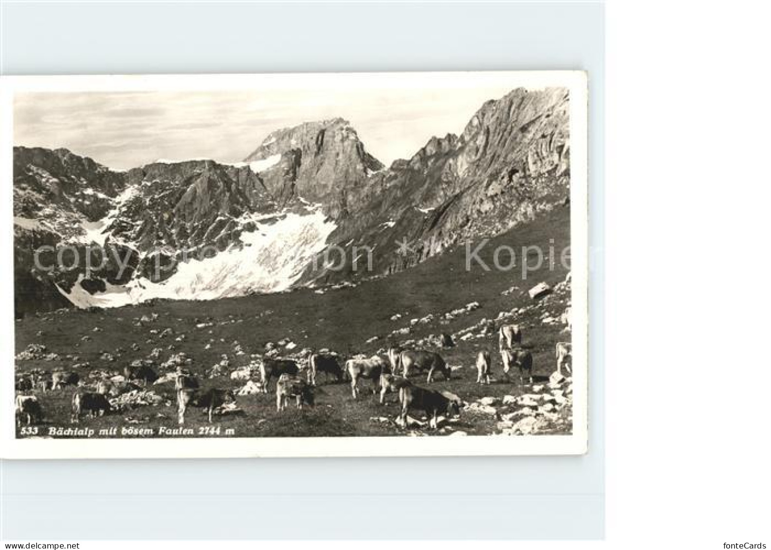 11763066 Braunwald GL Baechialp Mit Boesem Faulen Kuehe Braunwald - Autres & Non Classés