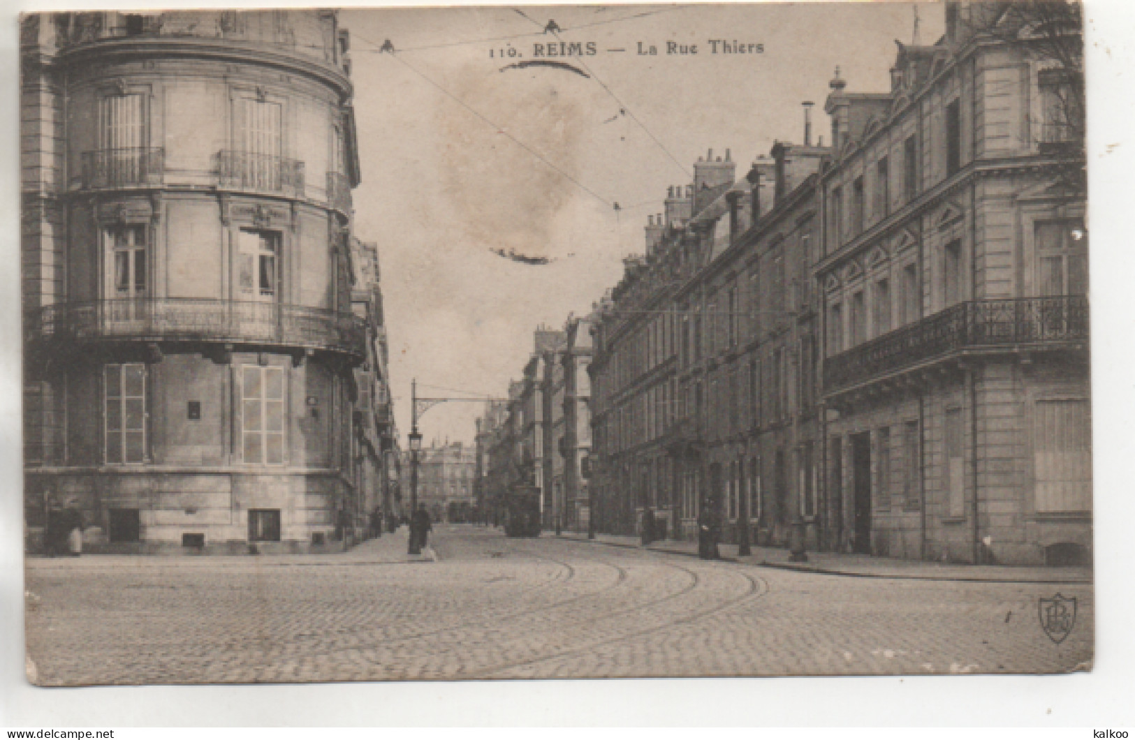 CPA ( Reims - La Rue Thiers ) - Reims