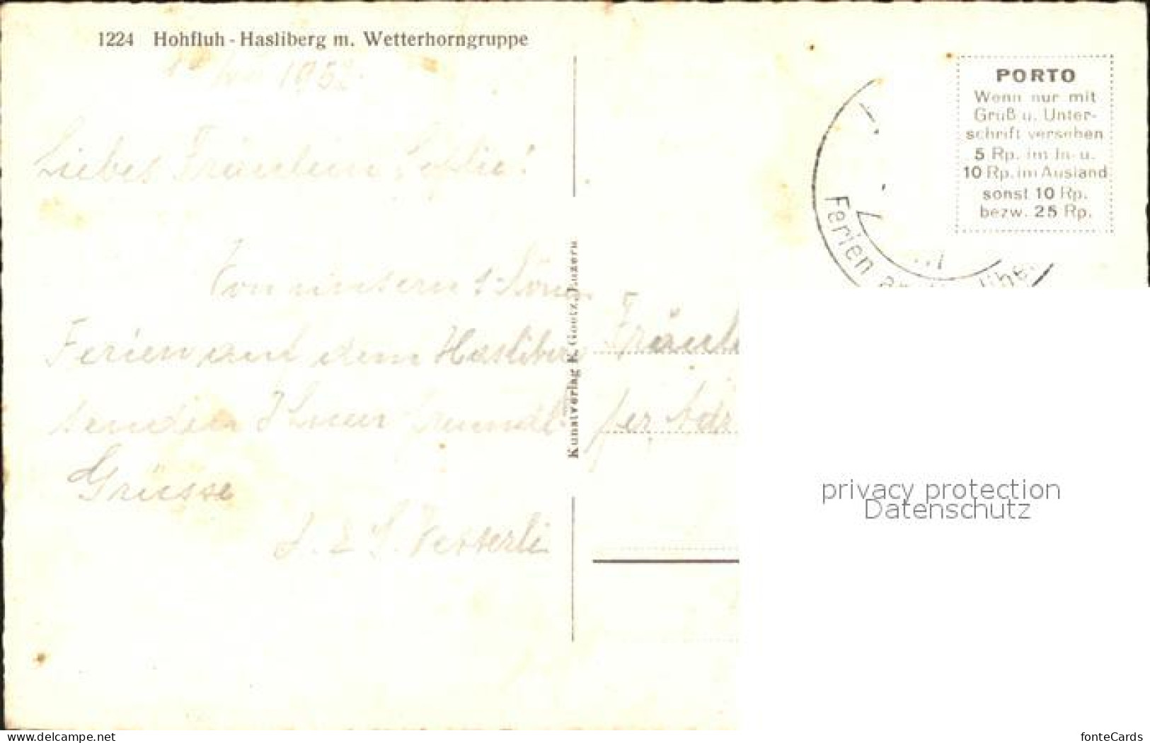 11762916 Hasliberg Hohfluh Mit Wetterhorngruppe Hasliberg Hohfluh - Other & Unclassified