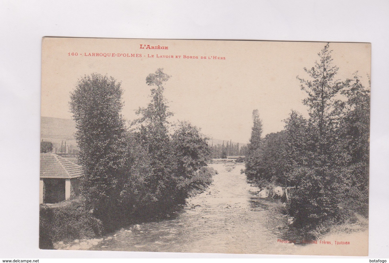 CPA DPT 09 LARROQUE D OLMES, LE LAVOIR ET BORDS DE L HERS - Sonstige & Ohne Zuordnung