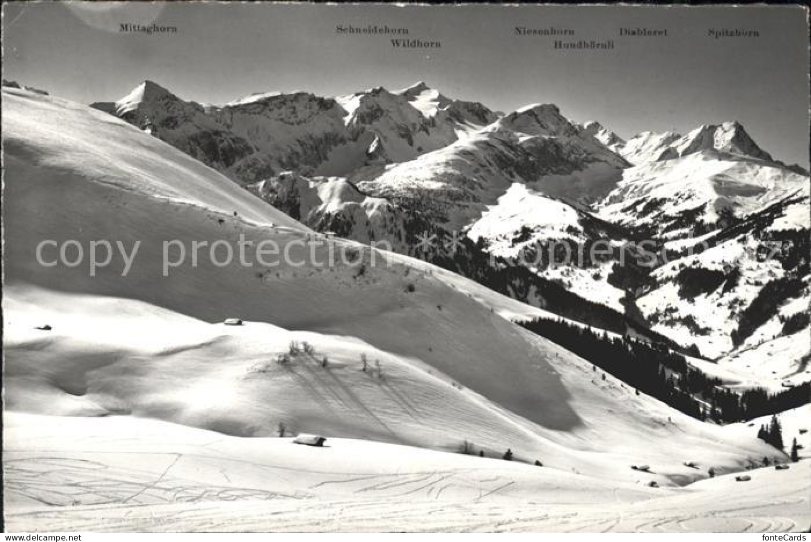 11762897 Lenk Simmental Hahnenmoos Pass Mit Wildhorn Lenk Im Simmental - Sonstige & Ohne Zuordnung