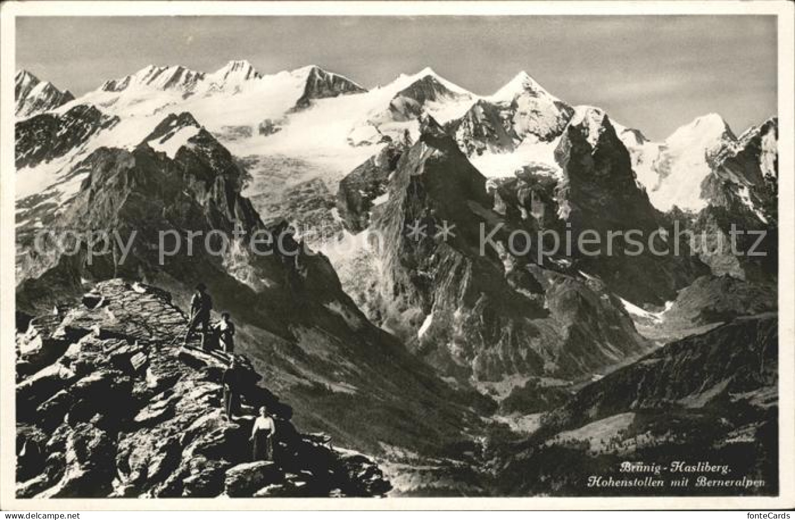 11762846 Hasliberg Bruenig BE Hohenstollen Mit Berneralpen Bruenig - Sonstige & Ohne Zuordnung