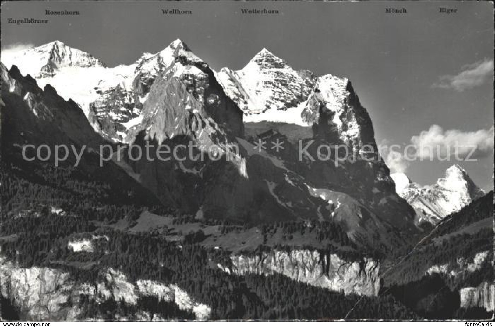 11762836 Hasliberg Mit Wetterhorngruppe Hasliberg Goldern - Sonstige & Ohne Zuordnung