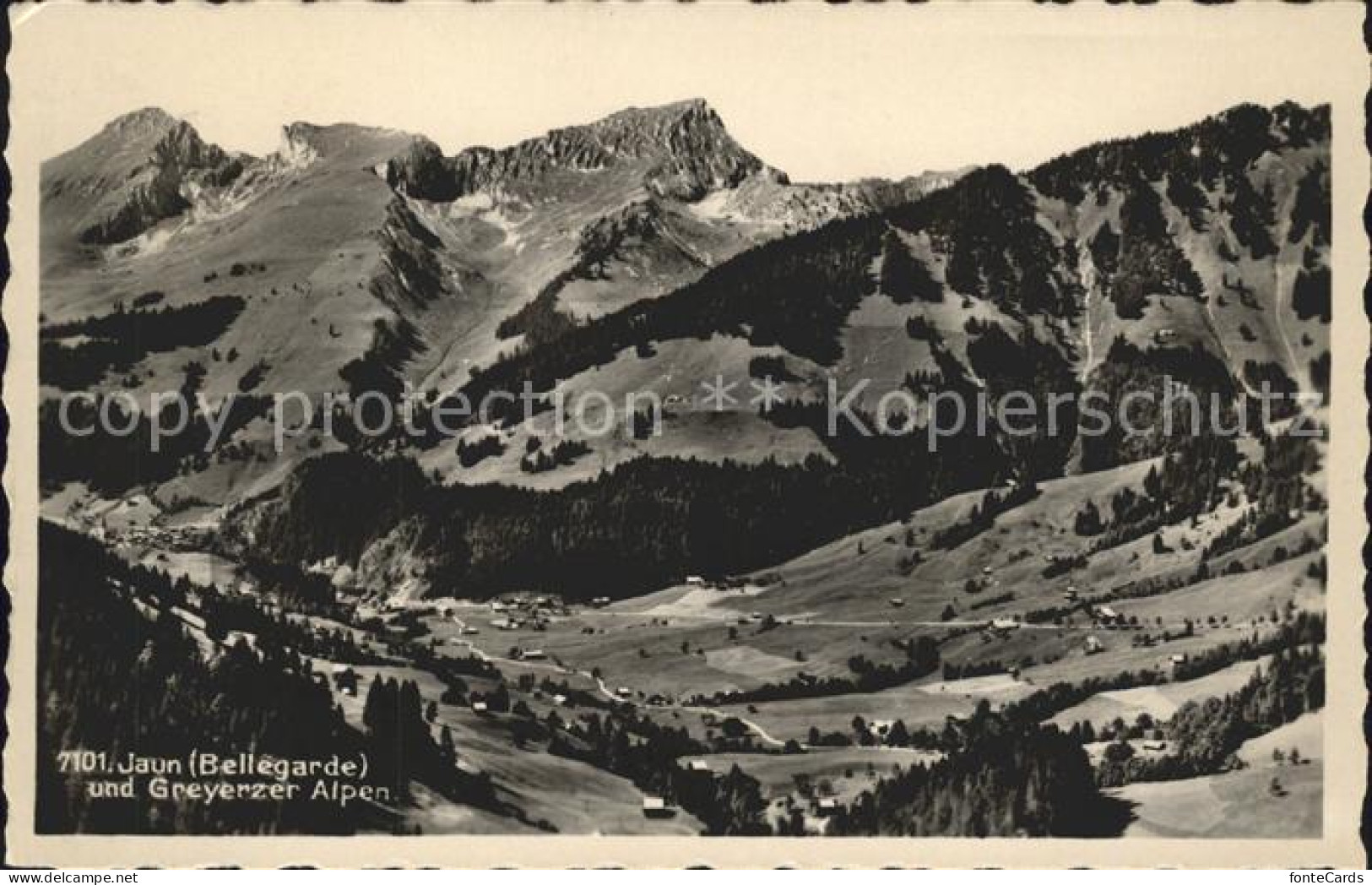 11762797 Jaun Gruyere Bellegarde Und Greyerzer Alpen Jaun - Sonstige & Ohne Zuordnung