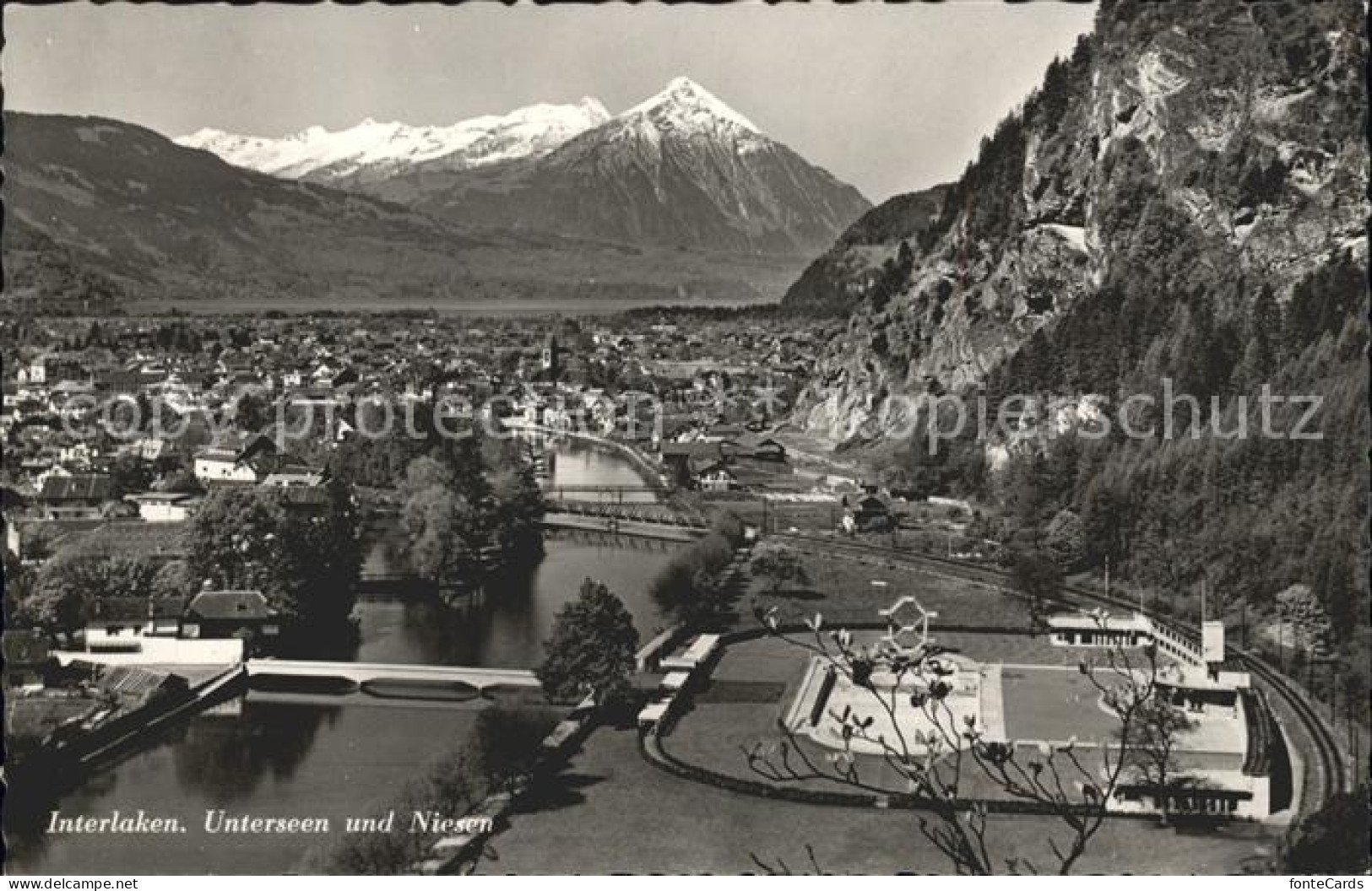 11762766 Interlaken BE Unterseen Mit Niesen Interlaken - Sonstige & Ohne Zuordnung