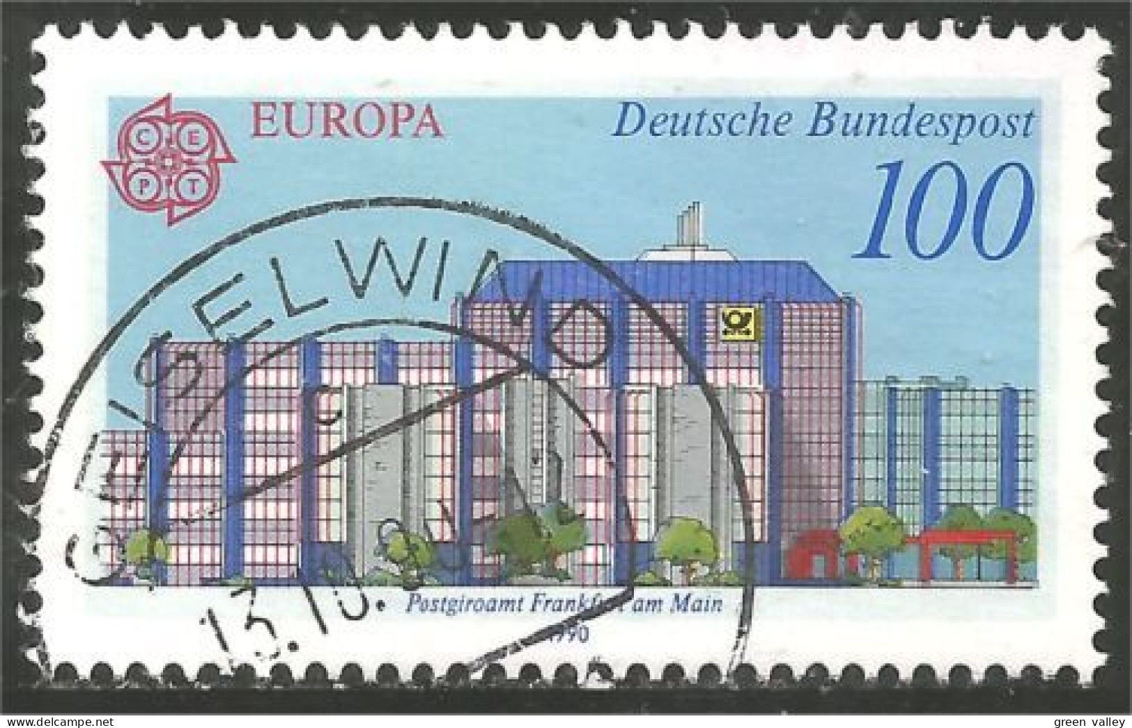 EU90-15c EUROPA-CEPT 1990 Germany GEISELWIND Bureaux Postes Postal Houses - Sonstige & Ohne Zuordnung