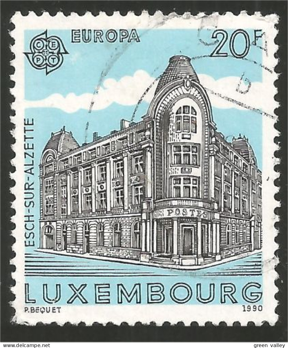 EU90-16 EUROPA-CEPT 1990 Luxembourg Bureaux Postes Postal Houses - 1990