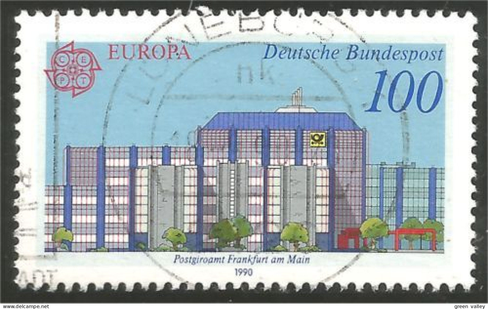 EU90-15b EUROPA-CEPT 1990 Germany LUNEBURG Bureaux Postes Postal Houses - Other & Unclassified