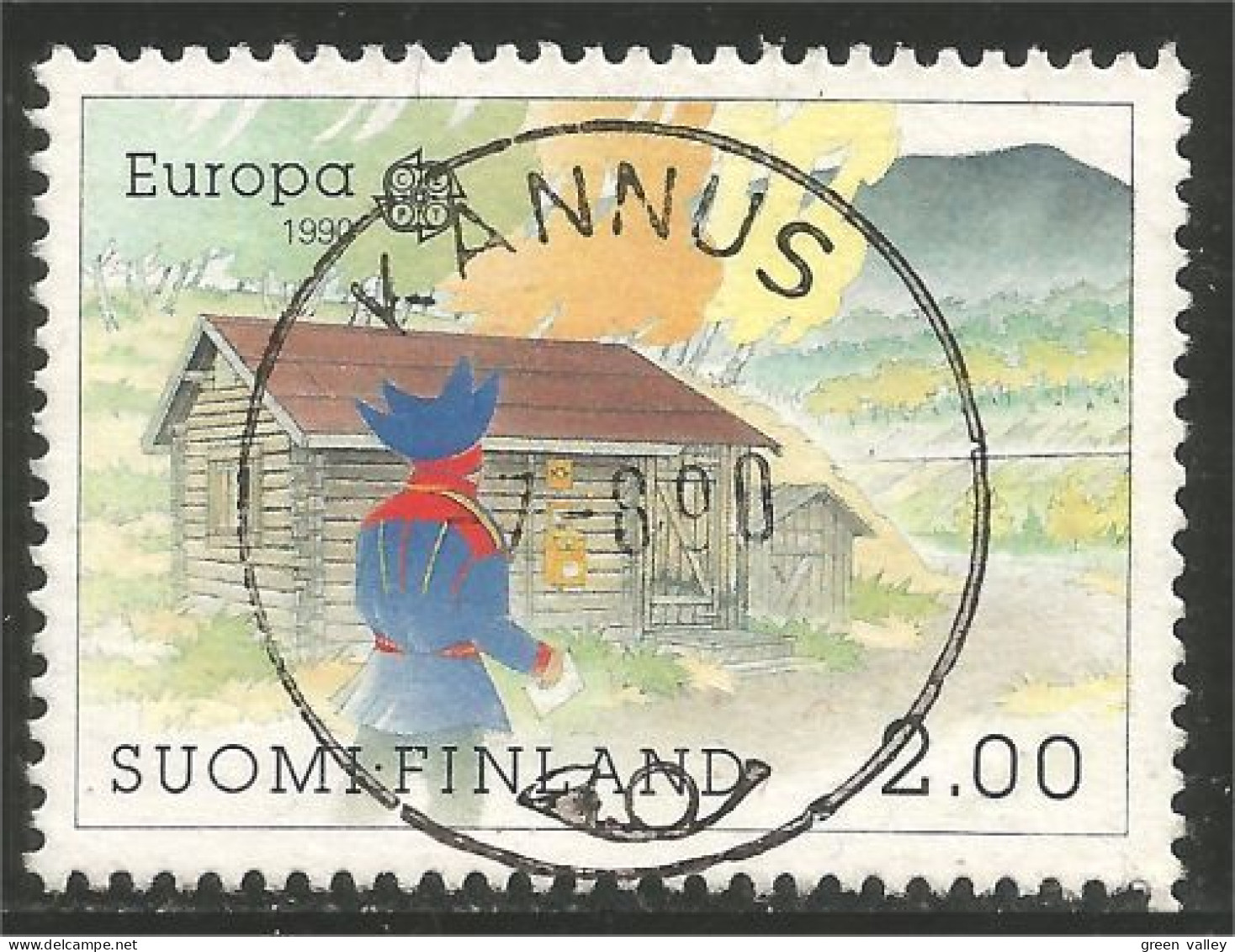 EU90-11b EUROPA-CEPT 1990 Finlande KANNUS Bureaux Postes Postal Houses - Altri & Non Classificati
