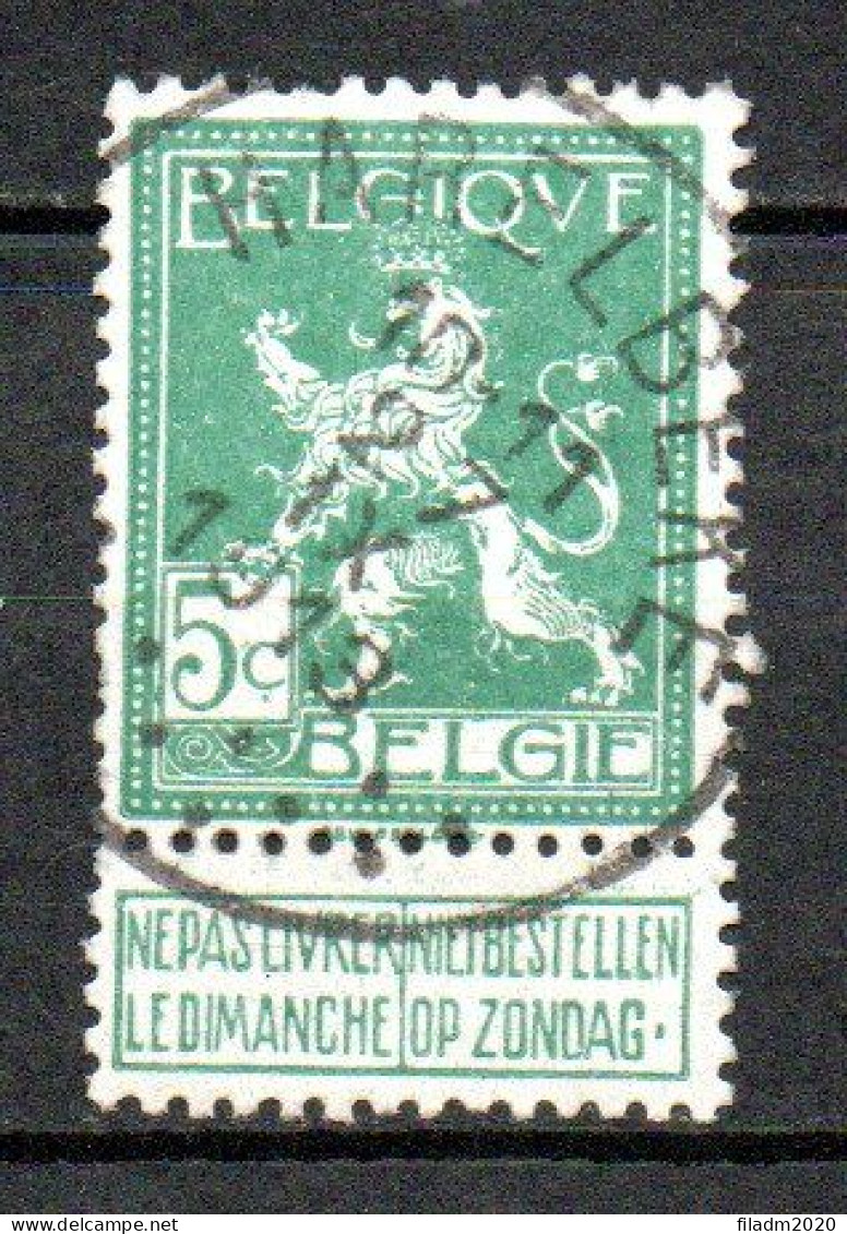 110 Gestempeld HARELBEKE - 1912 Pellens