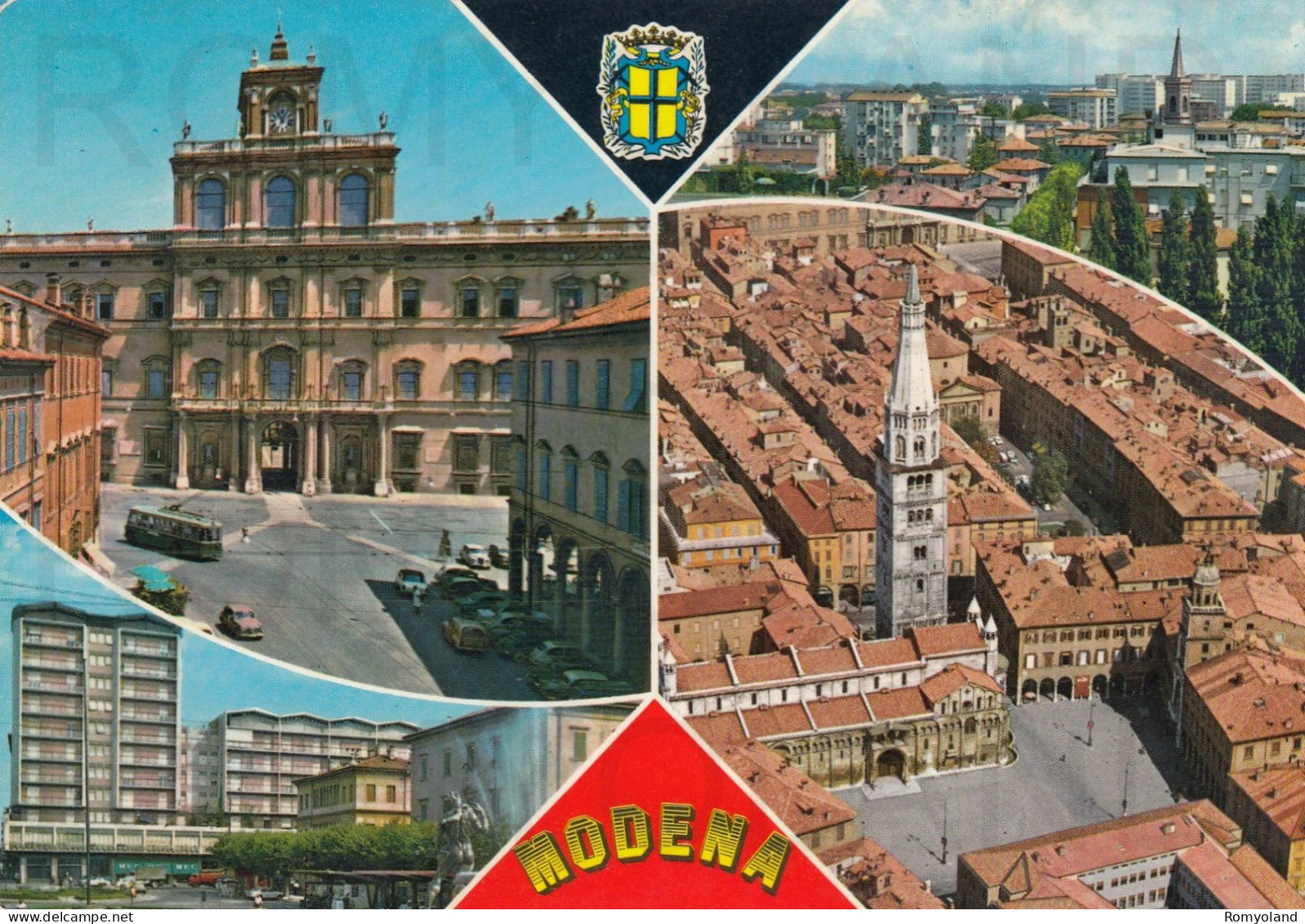 CARTOLINA  C14 MODENA,EMILIA ROMAGNA-STORIA,MEMORIA,CULTURA,RELIGIONE,IMPERO ROMANO,BELLA ITALIA,VIAGGIATA 1971 - Modena