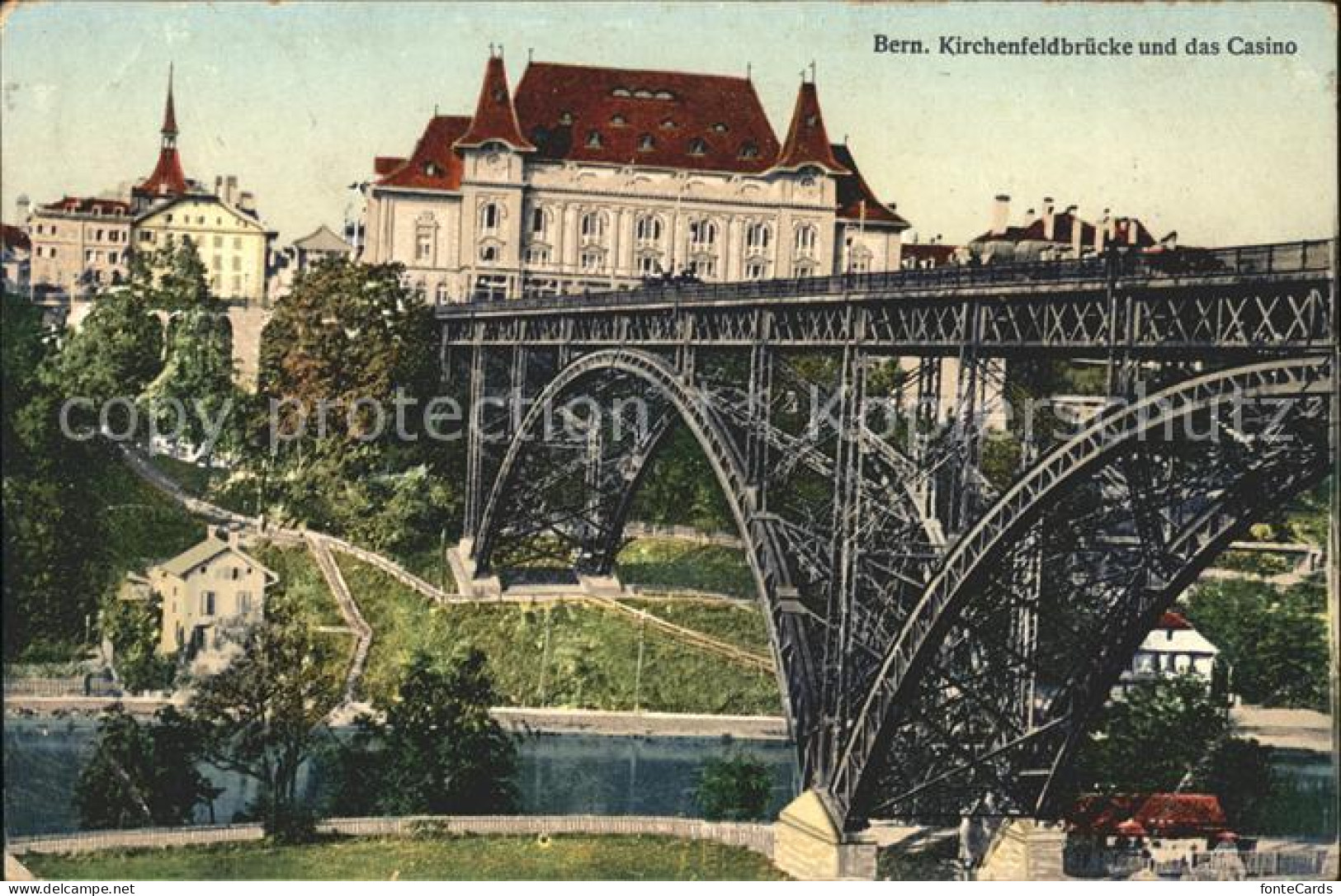 11762677 Bern BE Kirchenfeldbruecke Mit Casino Bern - Other & Unclassified