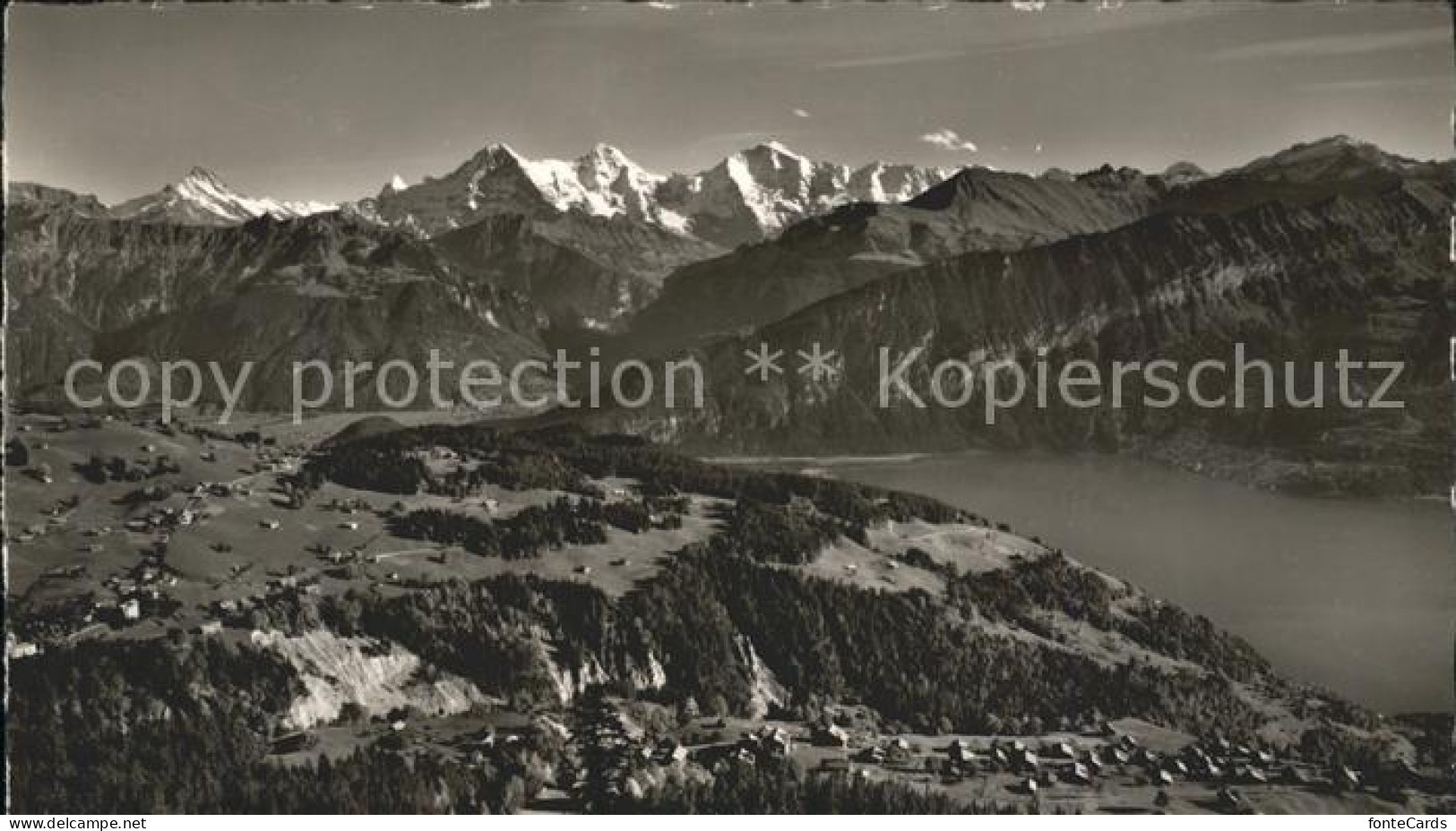 11762626 Beatenberg Mit Schreckhorn Finsteraarhorn Eiger Moench Jungfrau Beatenb - Other & Unclassified