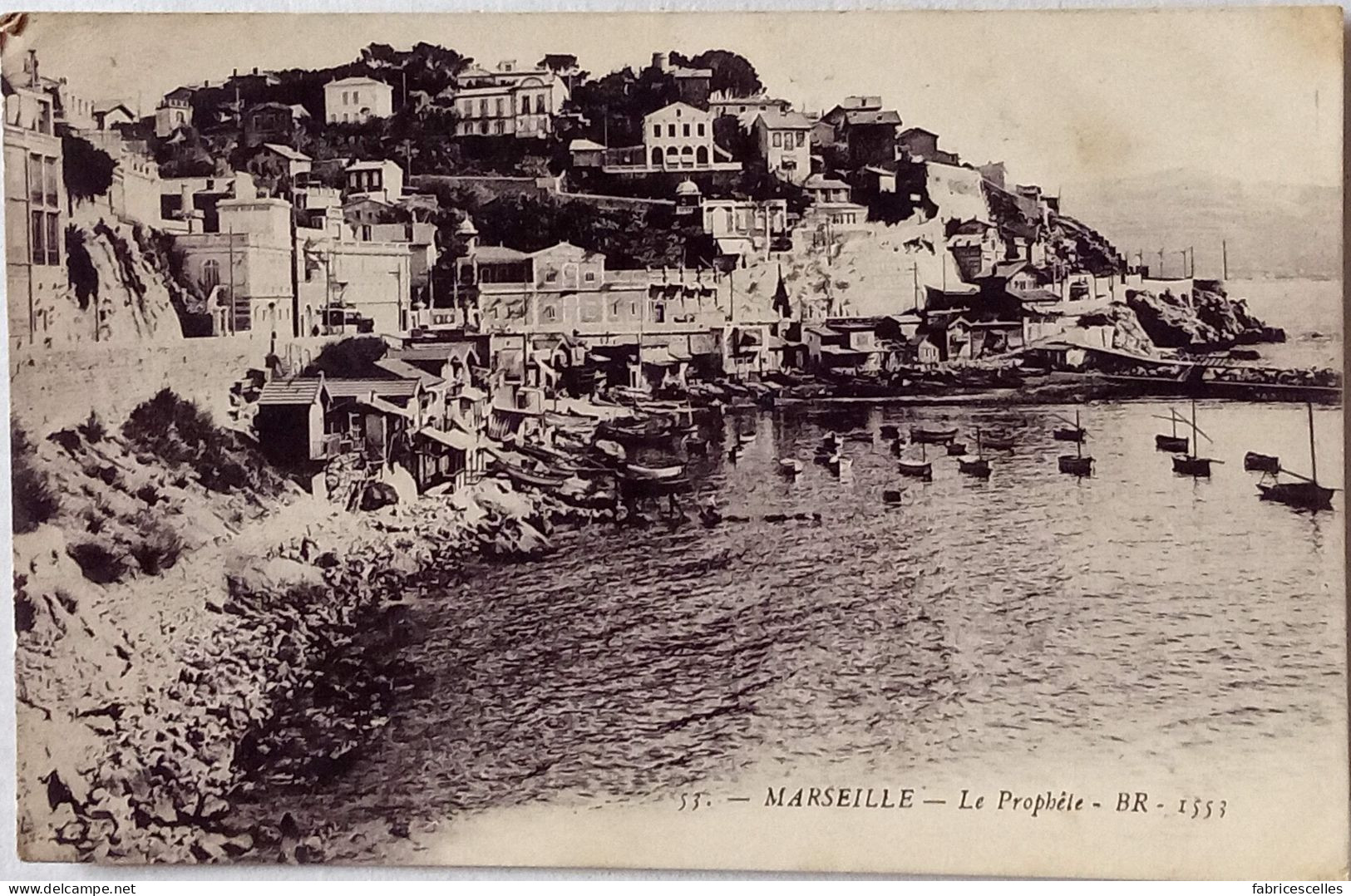 CPA Circulée 1919,  Marseille ( Bouches Du Rhône) - Le Prophête  (60) - Endoume, Roucas, Corniche, Beaches