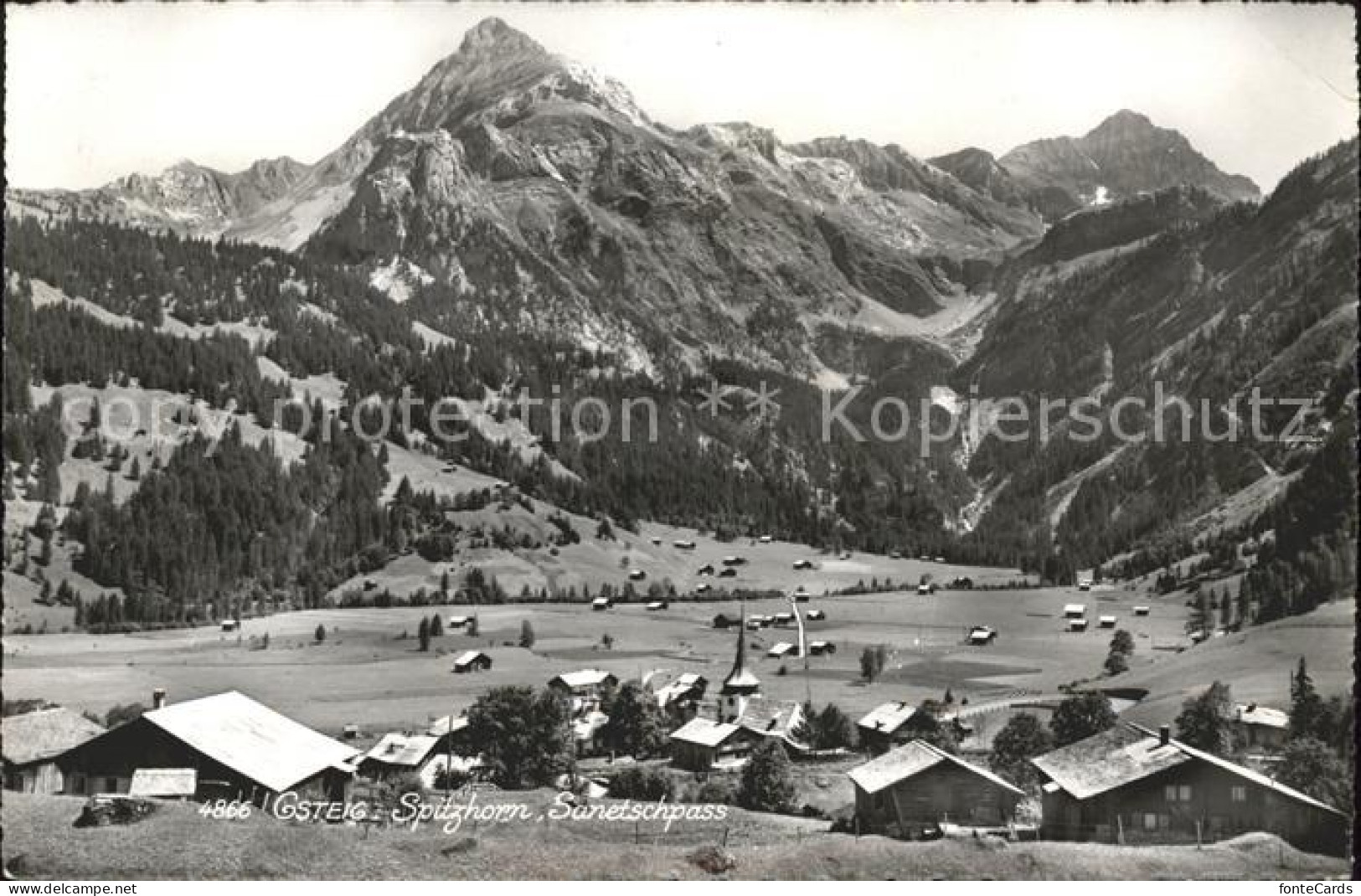 11762506 Gsteig Mit Spitzhorn Und Sanetschpass Gsteig B. Gstaad - Other & Unclassified