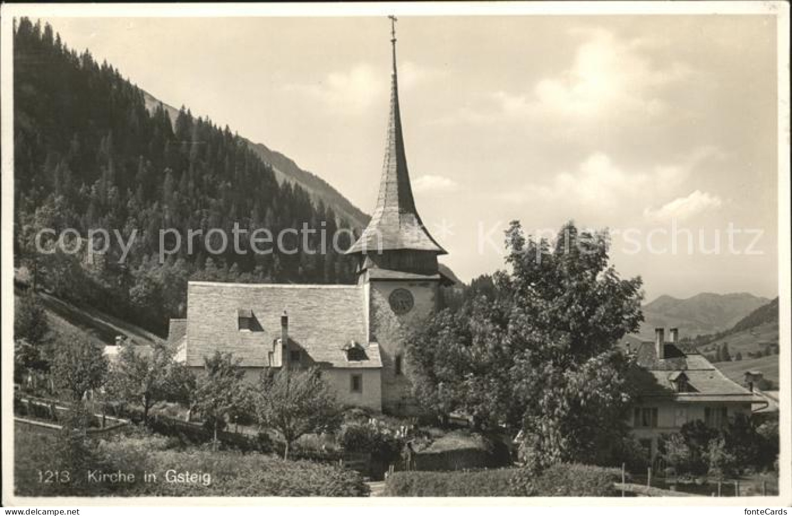 11762446 Gsteig Kirche Gsteig B. Gstaad - Other & Unclassified