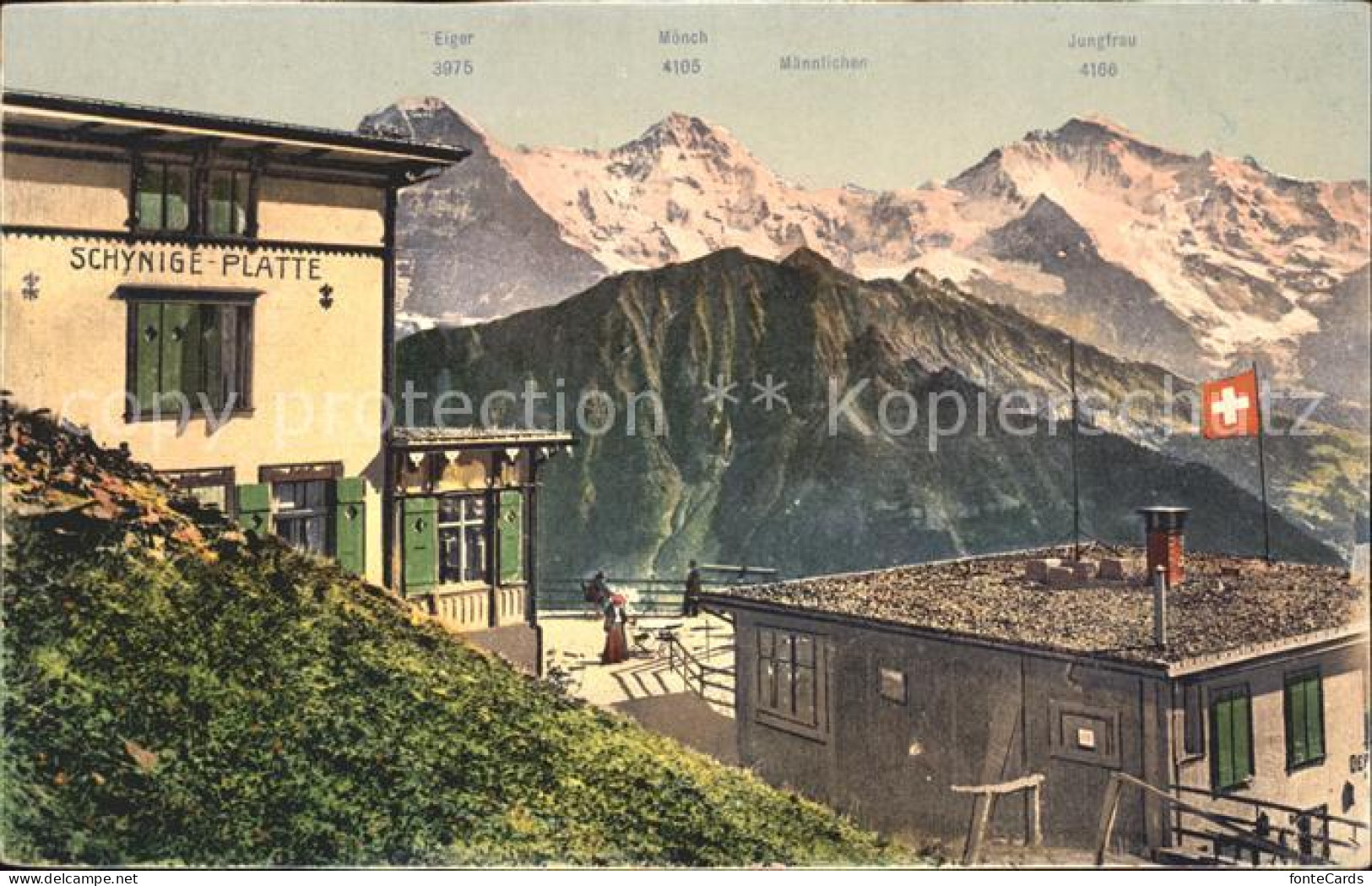 11762377 Schynige Platte Hotel Mit Eiger Moench Jungfrau Schynige Platte - Other & Unclassified