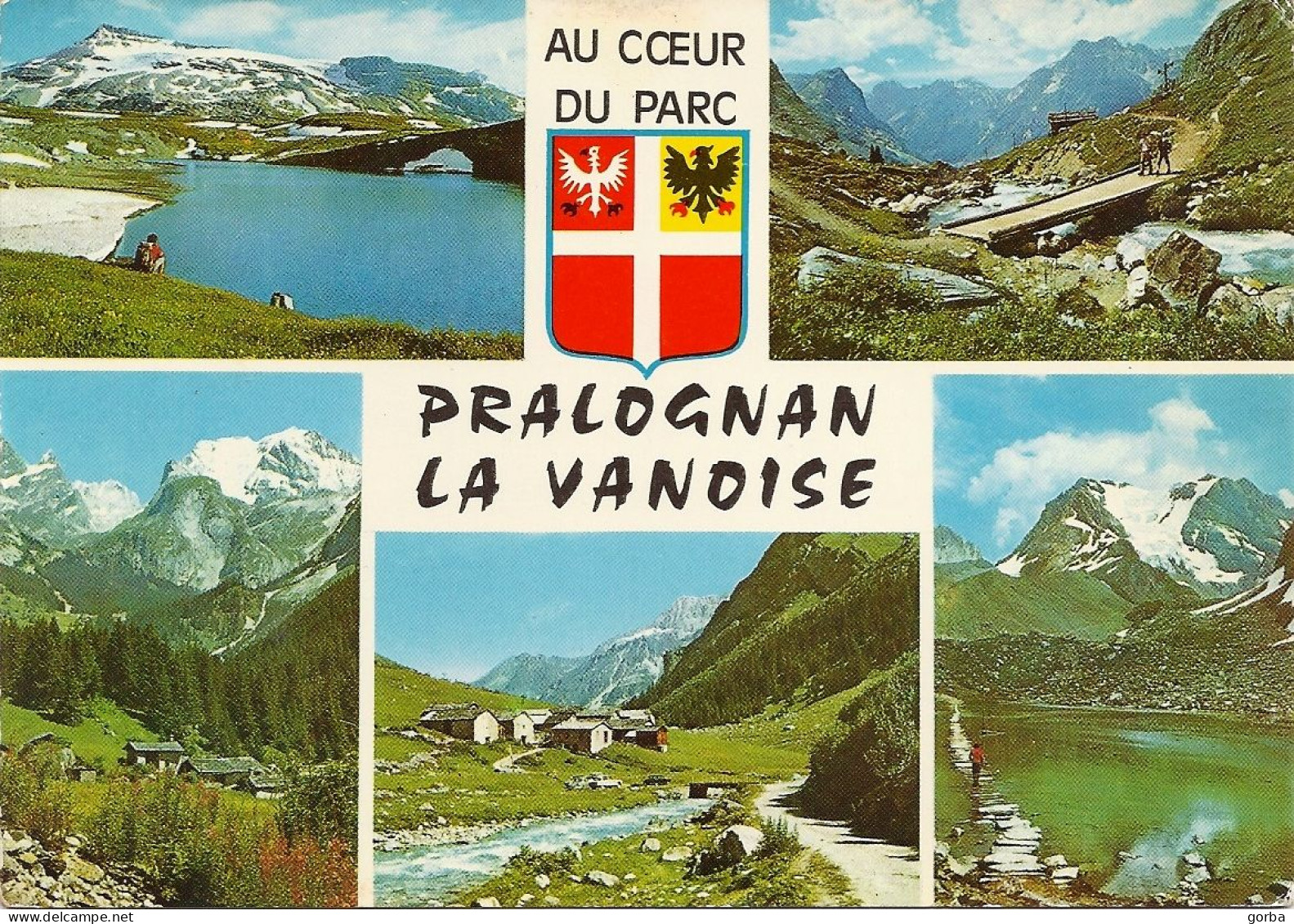 *CPM -73 - PRALOGNAN LA VANOISE - Multivues - Blason - Pralognan-la-Vanoise