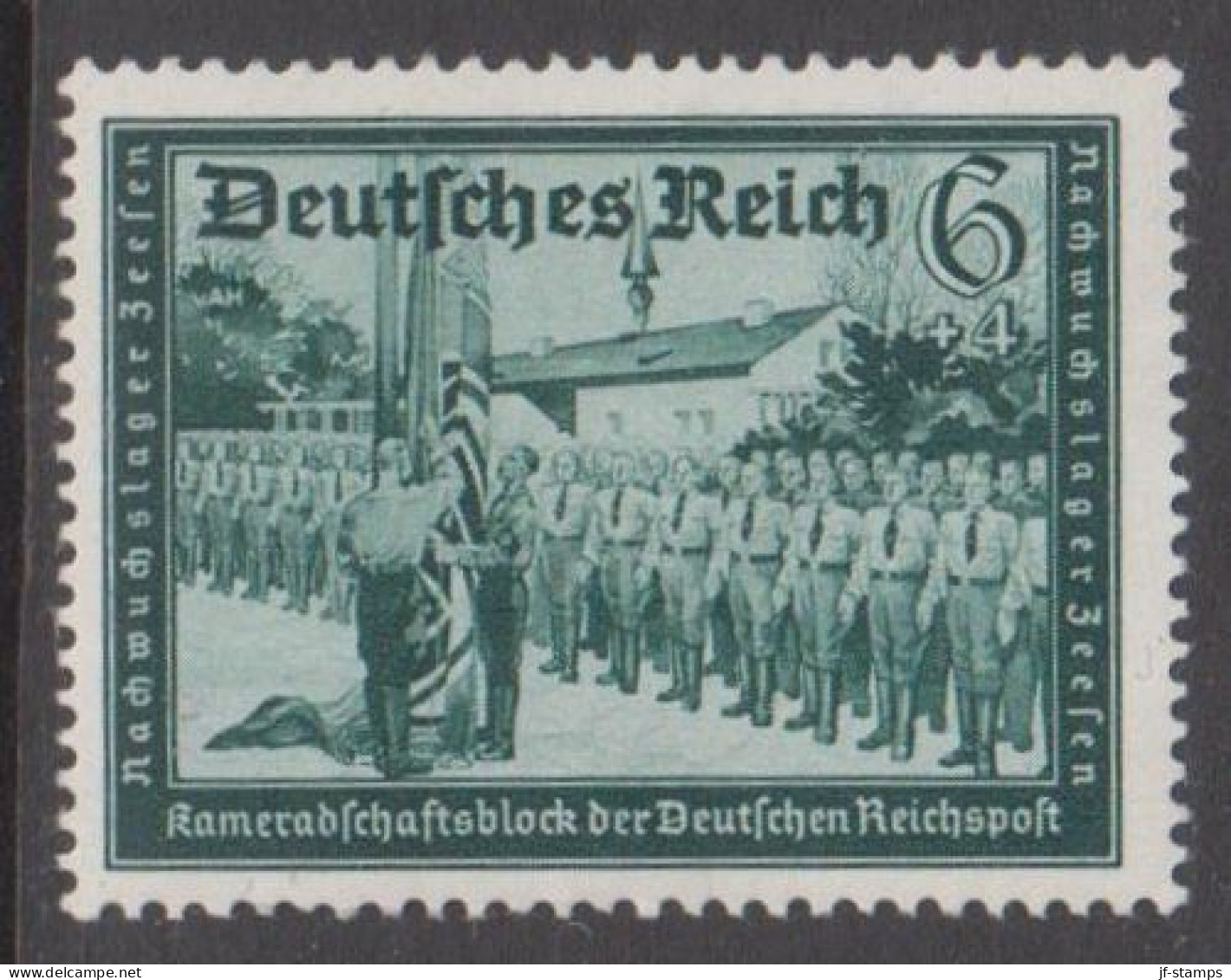 1939. DEUTSCHES REICH. Kameradschaftsblock Der Deutschen Reichspost 6+4 Pf Hinged. (Michel 705) - JF539166 - Neufs