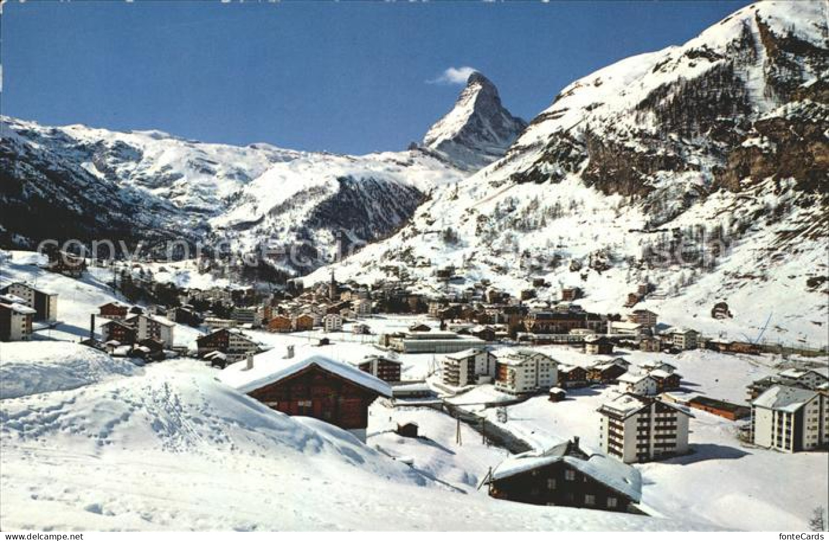 11762296 Zermatt VS Matterhorn Ortsansicht  - Sonstige & Ohne Zuordnung